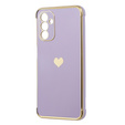 Case for Samsung Galaxy A13 5G, Electro heart, purple