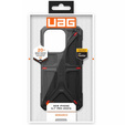 Case Urban Armor Gear for iPhone 15 Pro, Monarch, Kevlar black