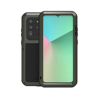 Love Mei Case for Samsung Galaxy S20 Ultra, armored with glass, green
