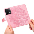Flip case for Xiaomi Redmi Note 13 Pro 5G, Mandala, pink rose gold