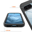 Case for Google Pixel 9 Pro XL, Shockproof, with screen film, for MagSafe, black