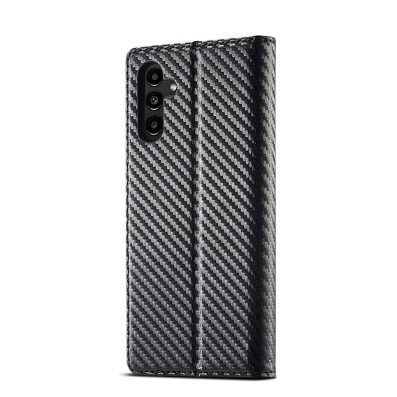 Flap case for Samsung Galaxy A35 5G, Carbon LC.IMEEKE, black