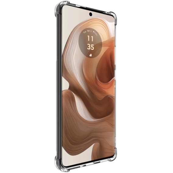 IMAK case for Motorola Edge 50 Ultra, Dropproof, transparent