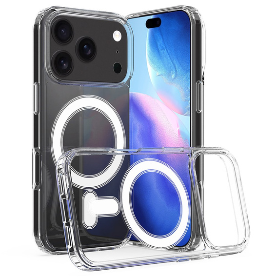 Magnetic case TPU + Acrylic for iPhone 17 Pro Max