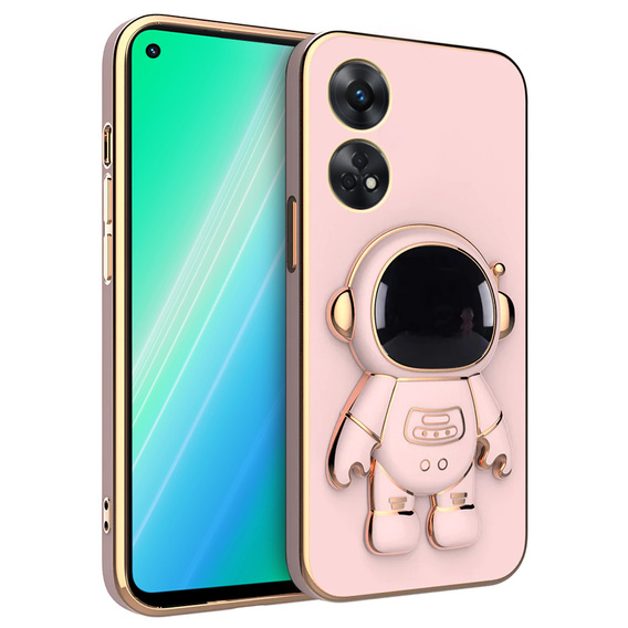 Case for Oppo Reno8 T, Astronaut, pink