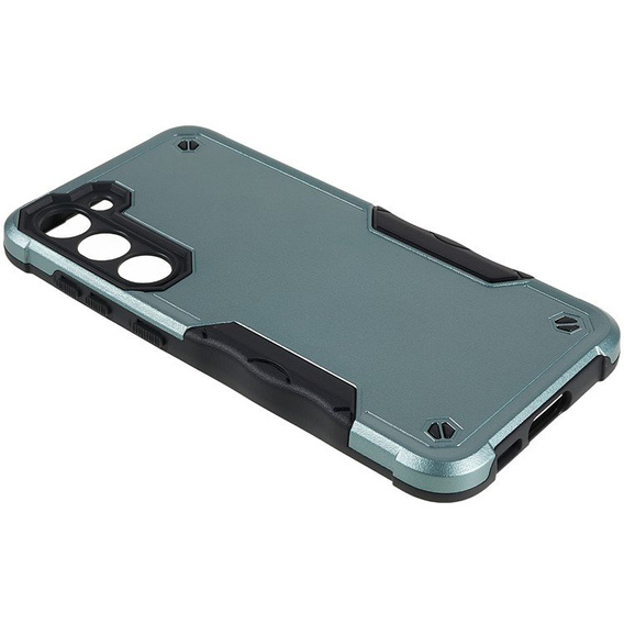 Armored case for Samsung Galaxy S23, Dual-Layer, green
