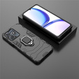 Case for Realme C51, Kickstand Ring, black