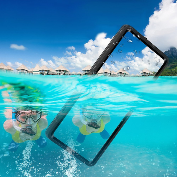 IP68 Waterproof Case for Samsung Galaxy Note 20 Ultra, Redpepper, black