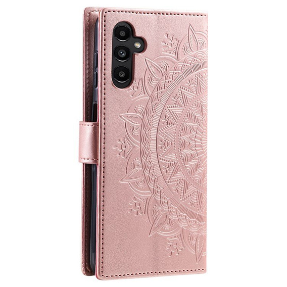 Flip case for Samsung Galaxy A55 5G, Mandala Flower, green