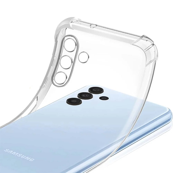 Case for Samsung Galaxy A54 5G, Anti-Shock, transparent + 9H Glass