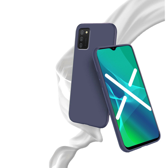 Thin Case for Samsung Galaxy A02s, Slim, dark blue