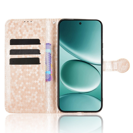Wallet Rhombus flip case for Xiaomi Redmi Note 15 Pro Plus 5G / Poco M8 Pro 5G