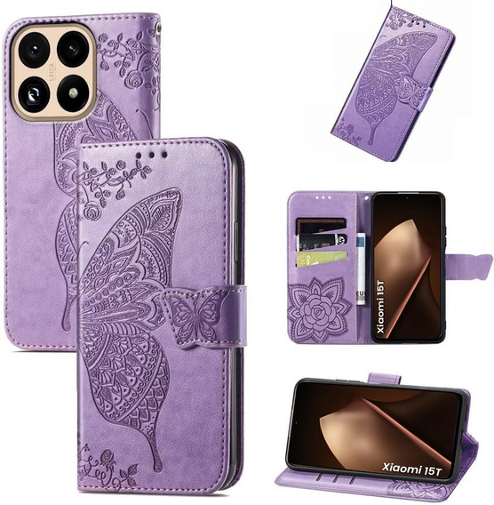 Butterfly flap case for Xiaomi 15T