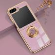 Case for Samsung Galaxy Z Flip 5 5G, Electro Ring, purple