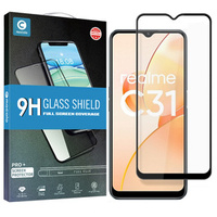 Mocolo Full Glue Tempered Glass for Realme C31, black frame