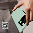 Flip case for Samsung Galaxy S25 Edge, Smart View Wallet, green