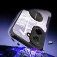 Case for Xiaomi Redmi A5, with magnetic sheet, transparent / black