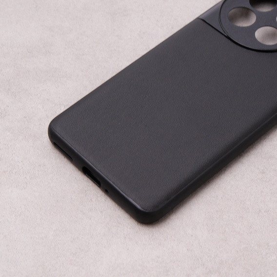 Leather case for OnePlus 11 5G, leather hybrid, black
