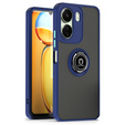 Case for Xiaomi Redmi 13C / Poco C65, Frosted Ring, blue