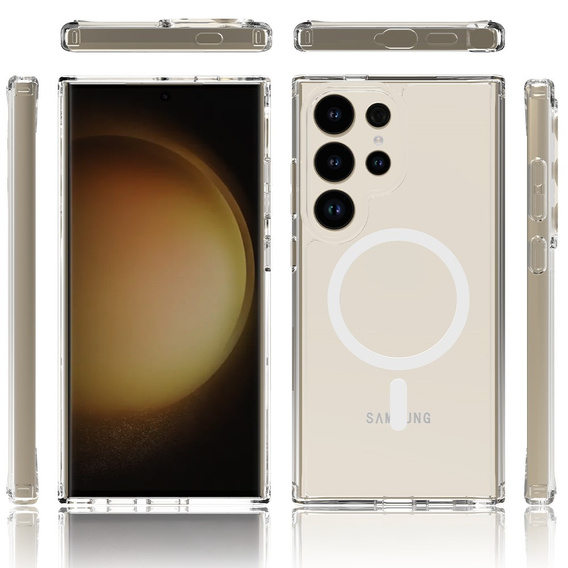 Case for Samsung Galaxy S24 Ultra, Fusion Hybrid Case, for MagSafe, transparent
