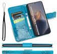 Flip case for Motorola Edge 60 / 60 Fusion, Butterfly, blue