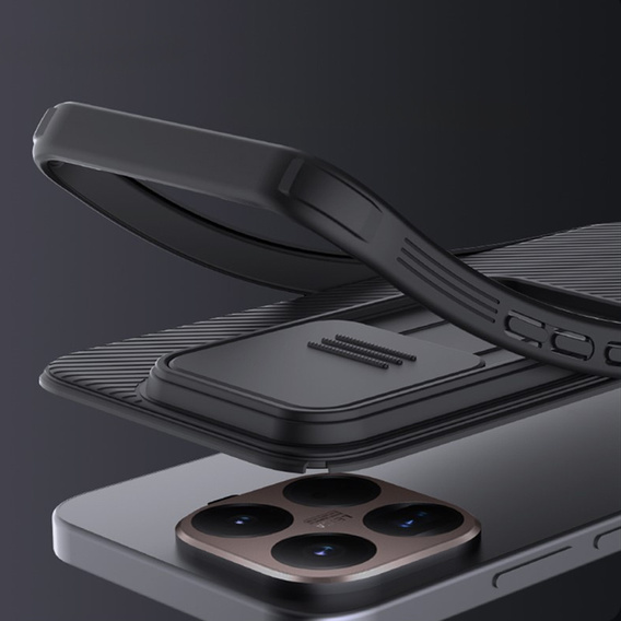 NILLKIN Camshield Pro case with camera cover for Xiaomi 15T Pro