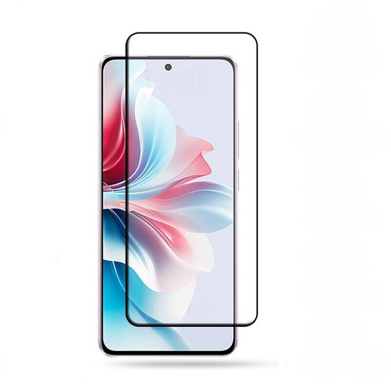 3D Tempered Glass for Oppo Reno 11F 5G, black