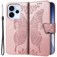 Butterfly flip case for Oppo Reno 15 Pro, pink