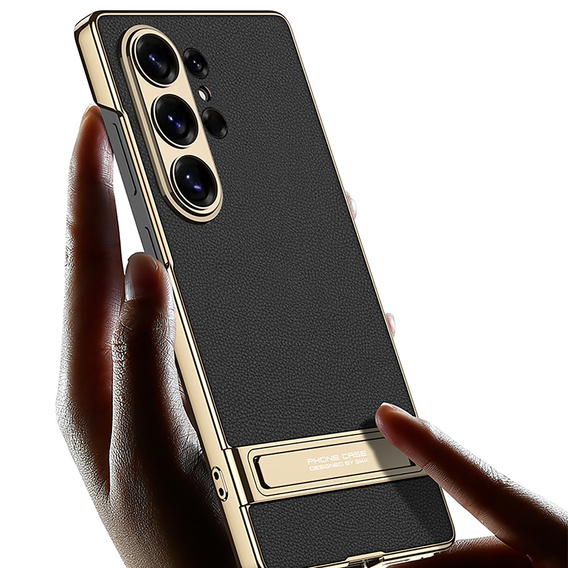 Electro Frame Leather case with stand for Samsung Galaxy S26 Ultra