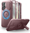 Armored case for Samsung Galaxy S25+ Plus, Dexnor CamProtect MagSafe, pink (Two frames)