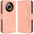 Flip case for Realme 11 Pro 5G / Pro+ 5G, Card Slot, pink