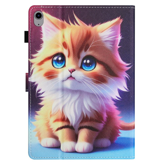 Case for iPad 10.9" 2022 (10 gen.), with flap, cat