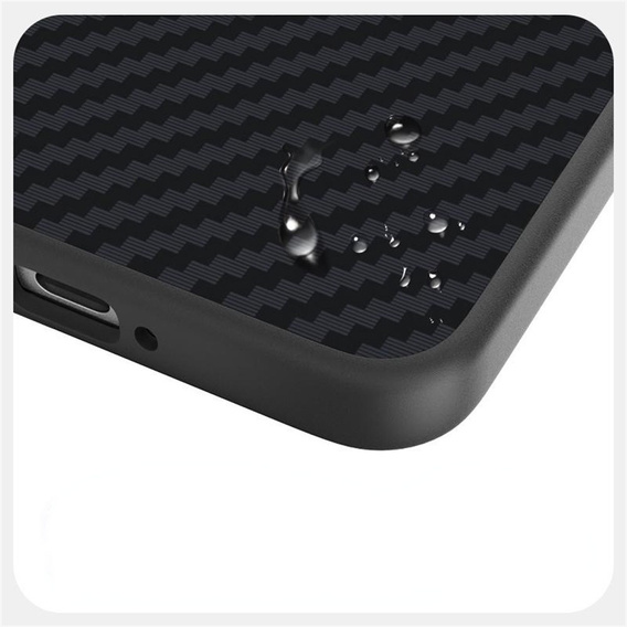 ABEEL Case for Xiaomi 15 Ultra, Carbon Fiber, for MagSafe, black