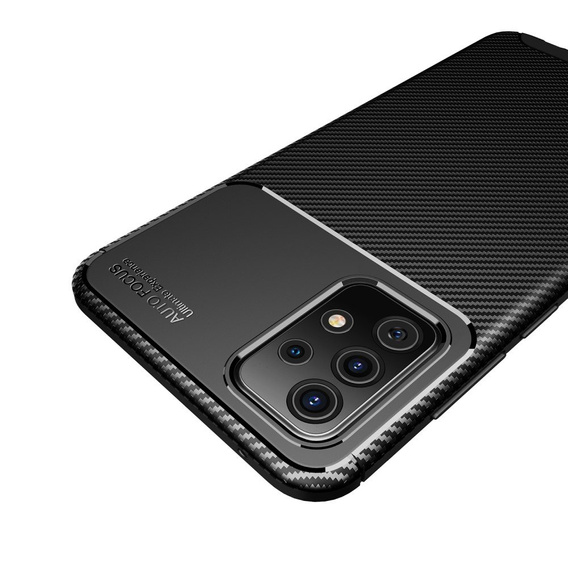 Case for Samsung Galaxy A72 5G, Carbon Gel, black