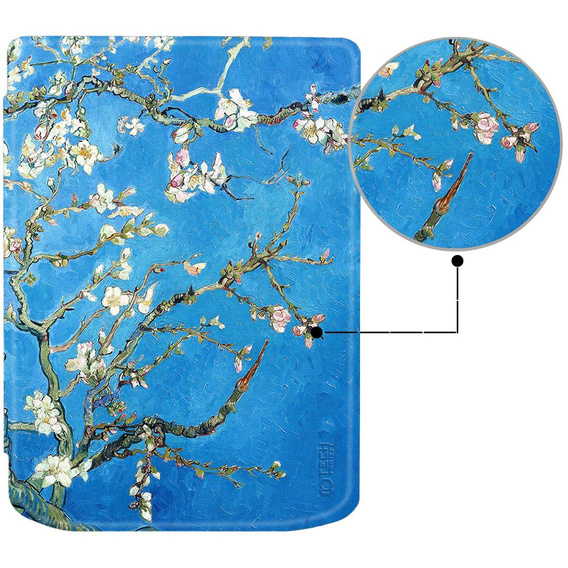 Case for Pocketbook Verse / Verse Pro, Smartcase, sakura