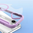 Dux Ducis case for iPhone 17, Skin X Pro, with flap, for MagSafe, purple