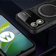Armored Case for Motorola Moto G24 / G24 Power / G04, Magnetic Ring, black