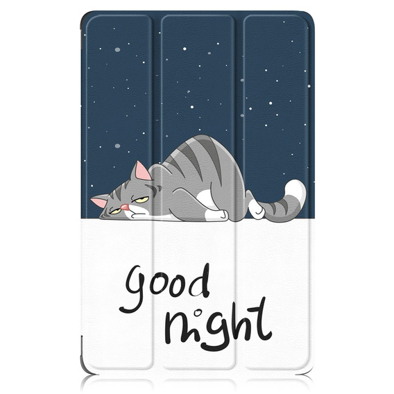 Case for Lenovo Tab P11 Pro Gen 2 TB132FU TB132XU 11.2", with flap, sleeping cat