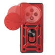 Case for Oppo Reno 12FS / 12F, CamShield Slide, red