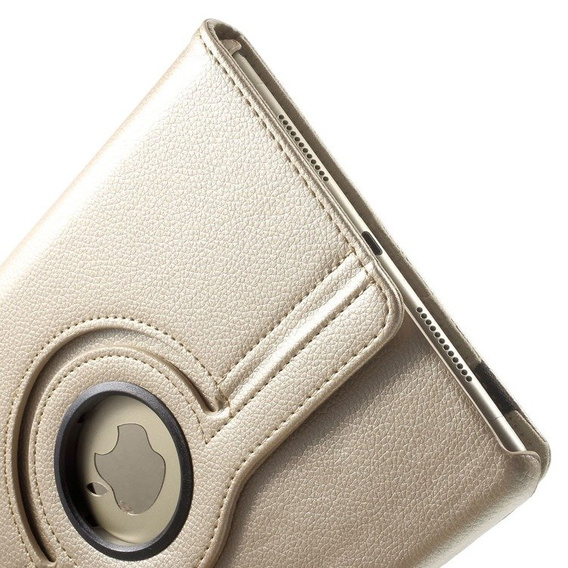 Case for iPad Air 2 9.7" 2014 TB330FU 10.95", Rotating 360, gold
