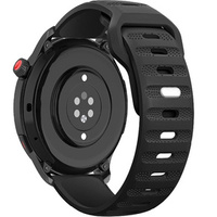 Silicone Universal Strap 22mm Dot Texture, black