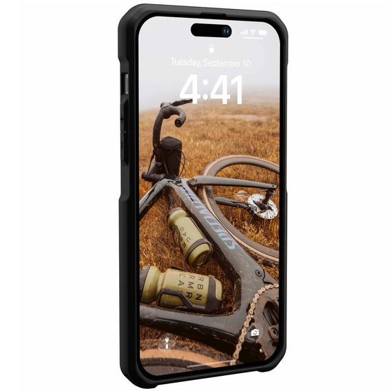 Urban Armor Gear Case for iPhone 14 Pro Max, Metropolis LT MagSafe Fibr Armr, black
