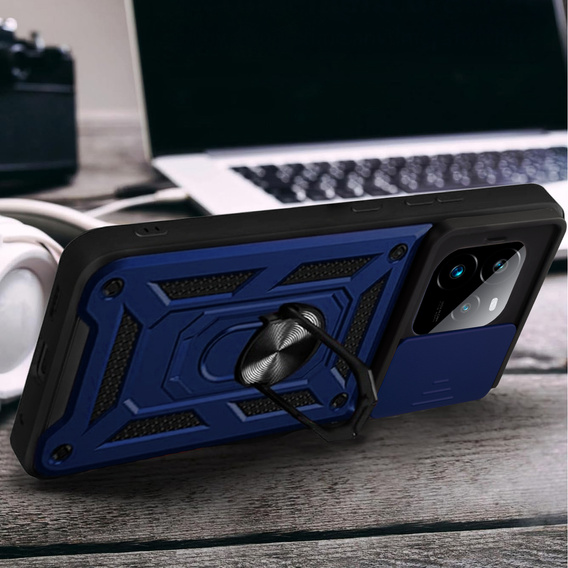 Case for Realme GT 7 Pro, CamShield Slide, blue