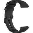 Silicone strap for Huawei Watch GT Runner / GT 3 46mm, Black
