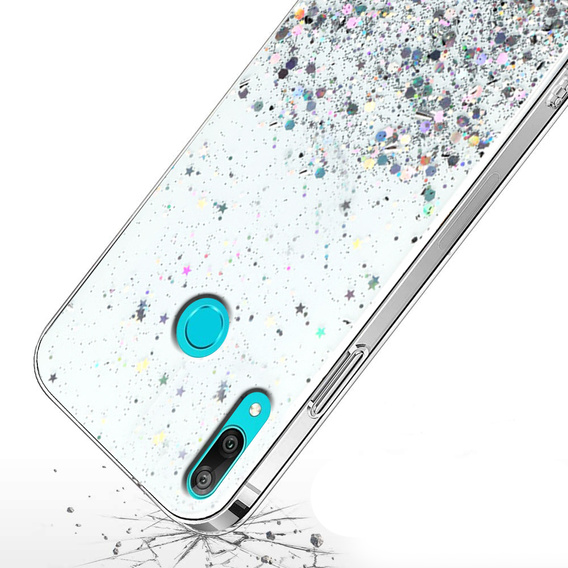 Case for Huawei Y6 2019 / Honor 8A, Glittery, transparent
