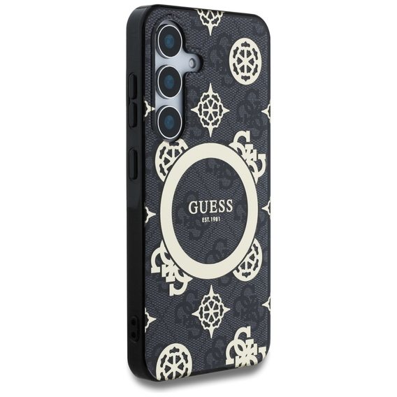 GUESS Magnetic IML Peony case for Samsung Galaxy S25