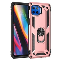 Armor Case for Motorola Moto G 5G Plus, Nox Case Ring, pink rose gold