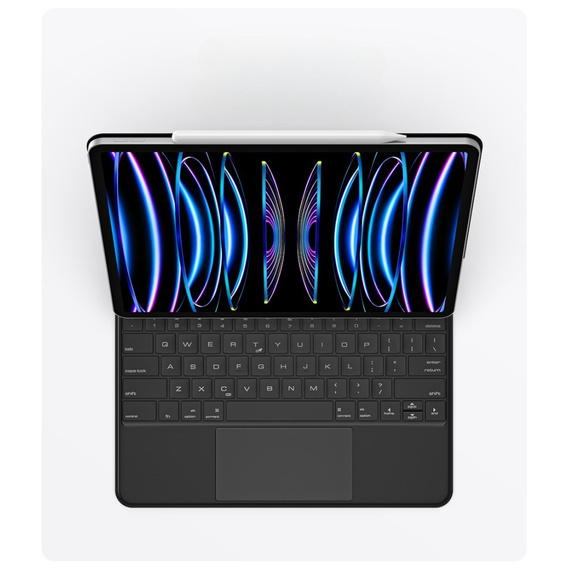 Case + keyboard iPad Pro 12.9" 2022/2021/2020 (6/5/4 gen.), Dux Ducis Keyboard TouchPad, black