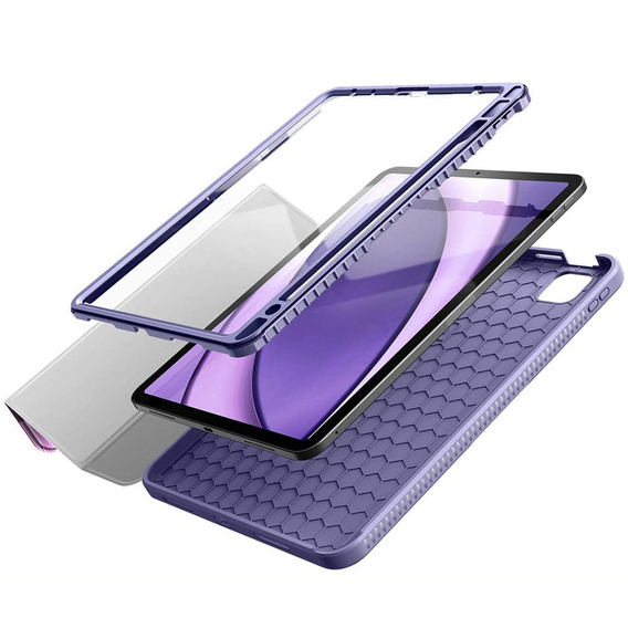 Case for iPad Air 4 10.9 2020 / iPad Pro 11 2020 / 2018, Suritch Full Body Marble, purple