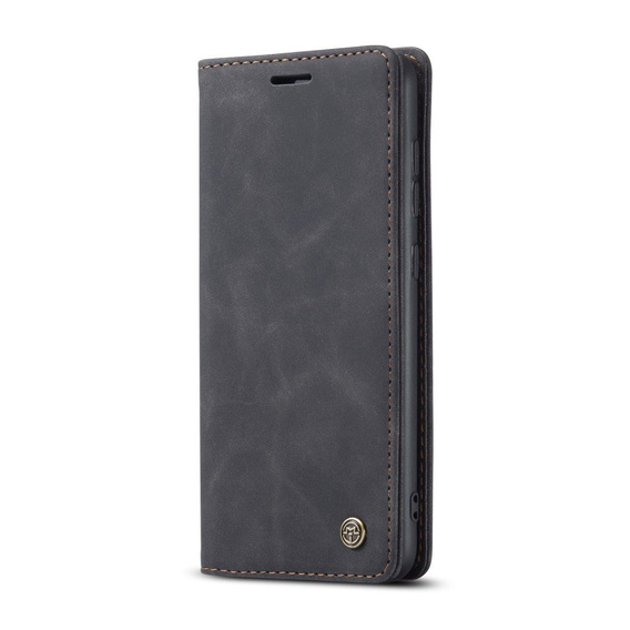 CASEME case for Samsung Galaxy A51, Leather Wallet Case, black